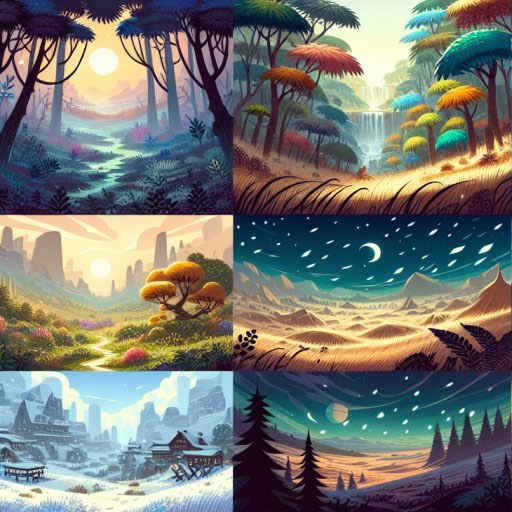 Generate stunning backgrounds and immersive environments for your game with our advanced tool
