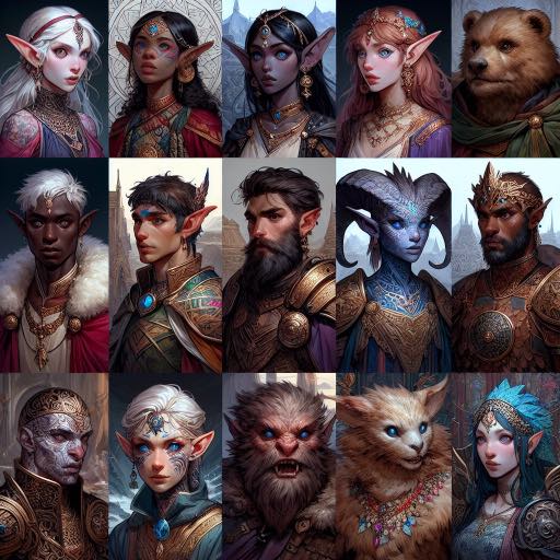 Create stunning character avatars and bring your imagination to life